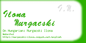 ilona murgacski business card